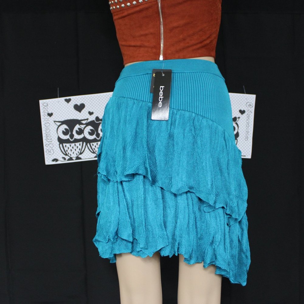 Bebe Paula Ruffle Mini Skirt - Picture 5 of 6